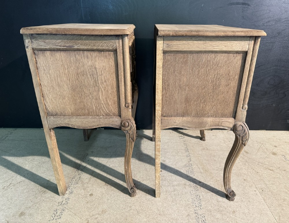 Pretty Pair French Bedside Drawers View XII