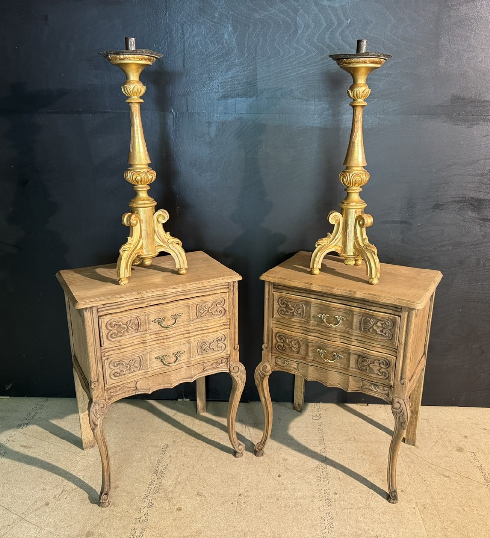 Pretty Pair French Bedside Drawers View XV