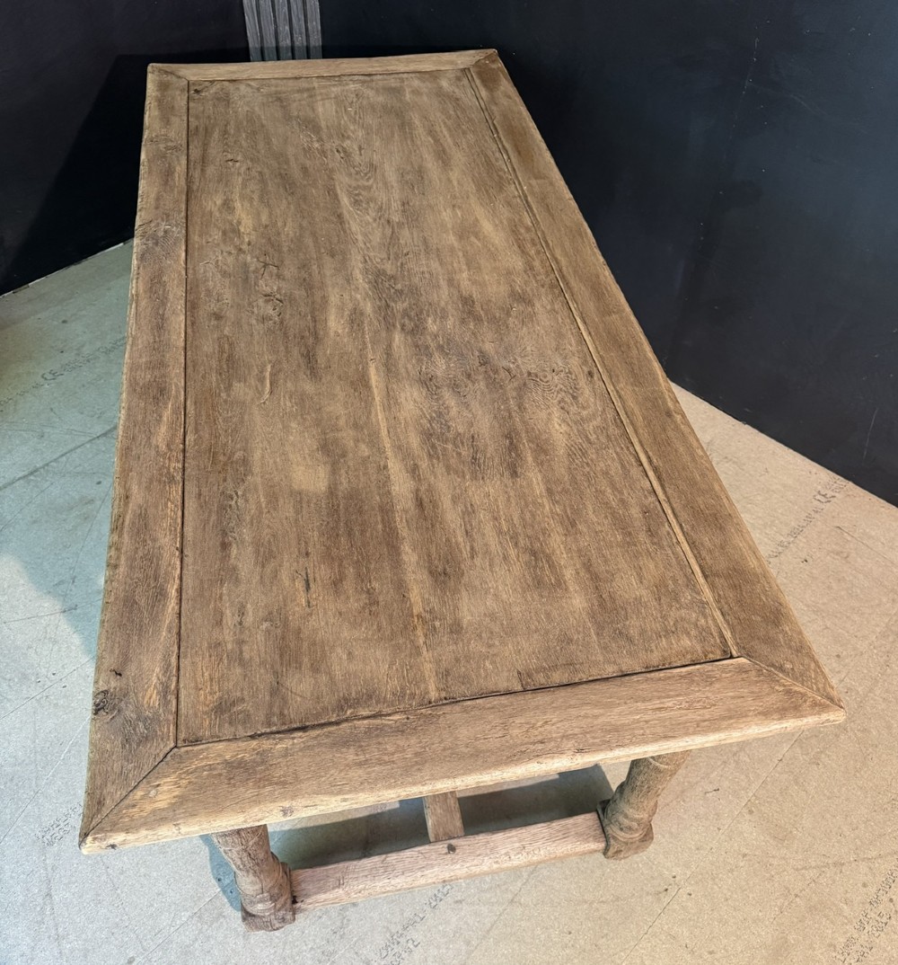 French Oak Farmhouse Dining Table View II