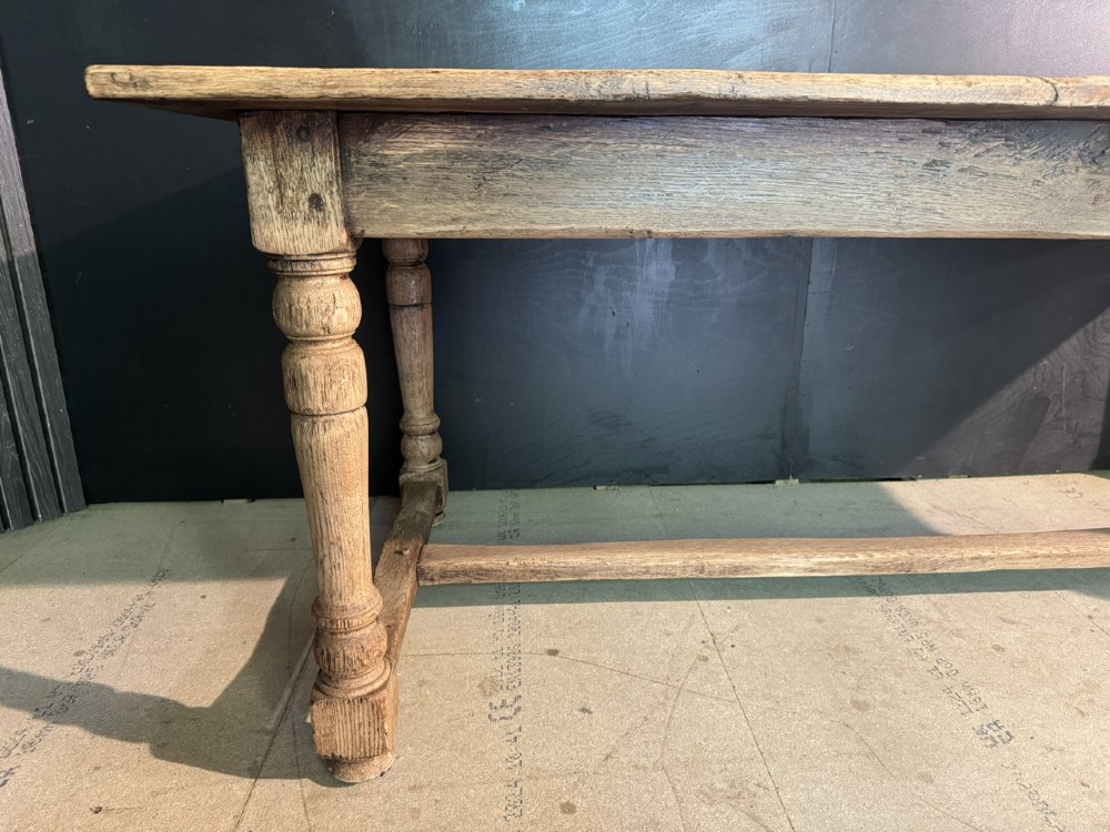 French Oak Farmhouse Dining Table View IX