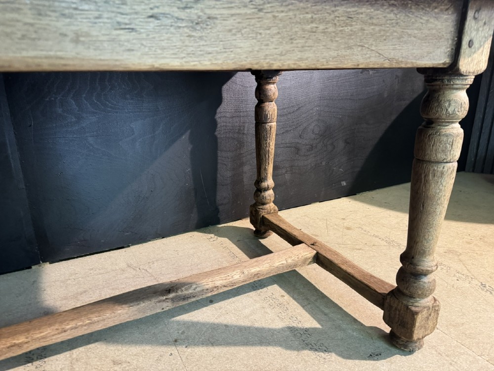 French Oak Farmhouse Dining Table View XII