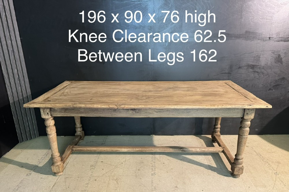 French Oak Farmhouse Dining Table View XIII