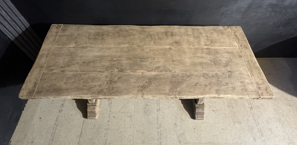 Quality Oak Farmhouse Dining Table View VIII