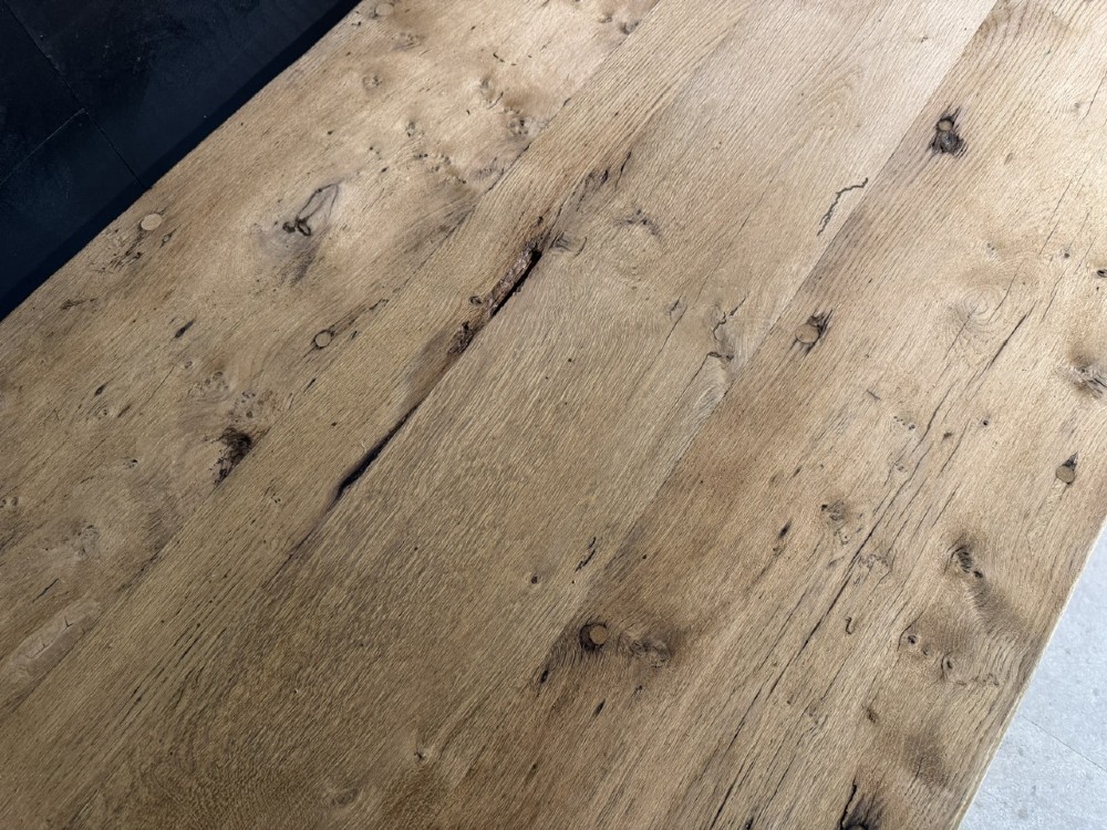 X Legs Oak Farmhouse Dining Table View X