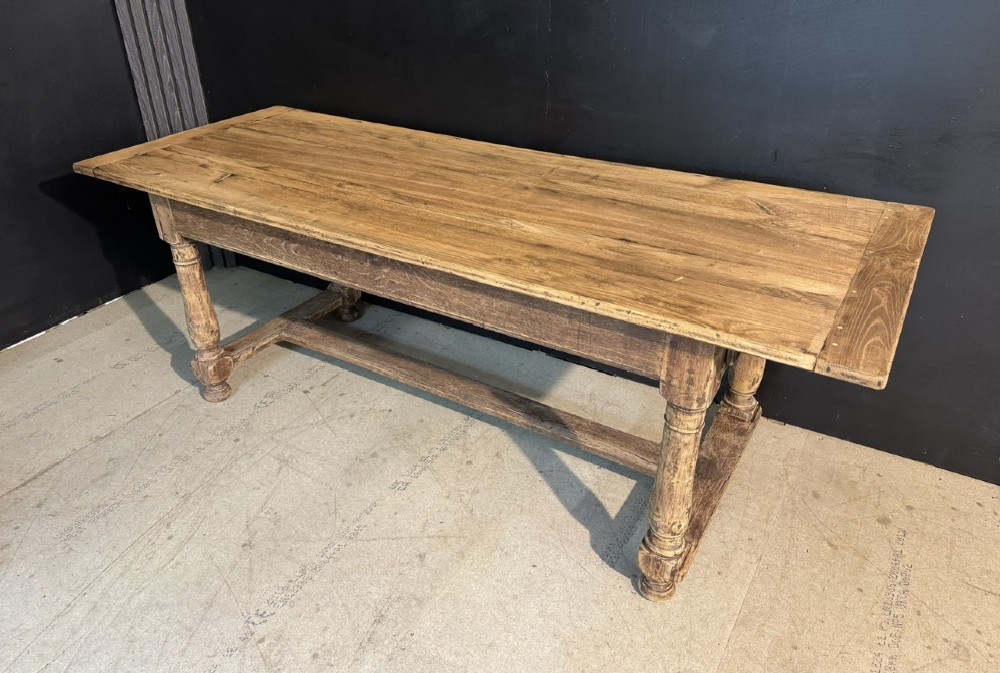 19th Century French Oak Farmhouse Dining Table
