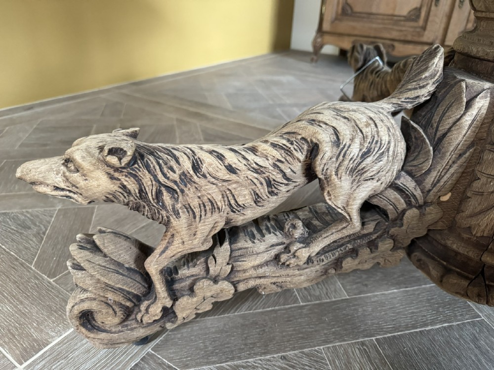 Important French Hunting Centre Table View IV