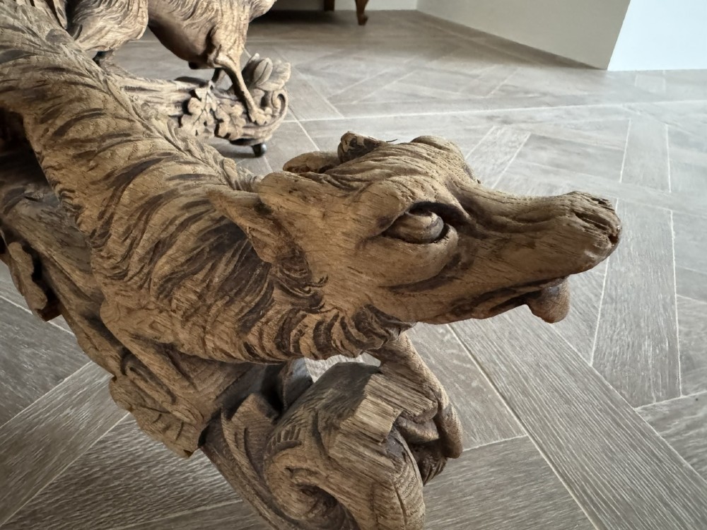 Important French Hunting Centre Table View V