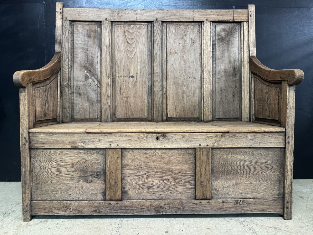 18th Century Oak Bench View XI