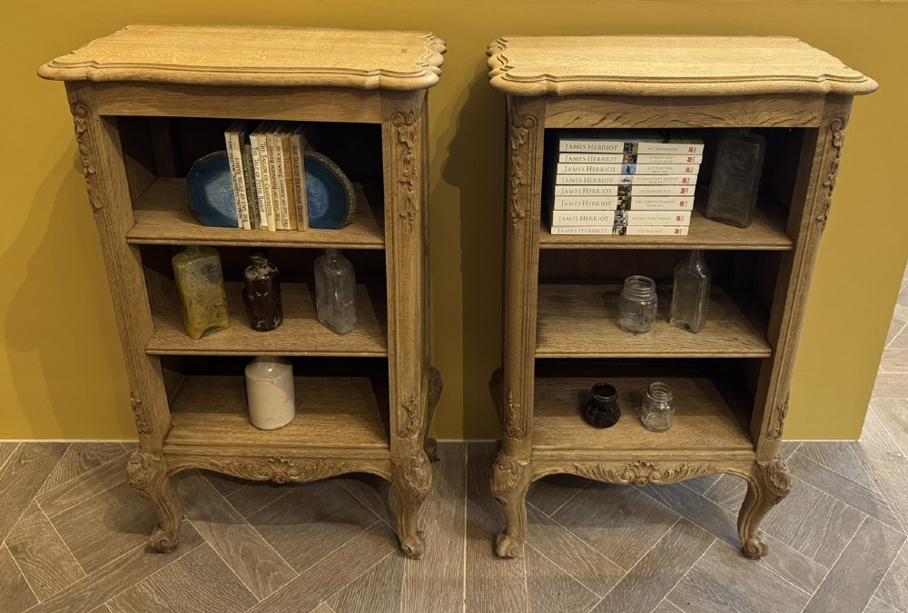Pretty Pair French Oak Shelves View XI
