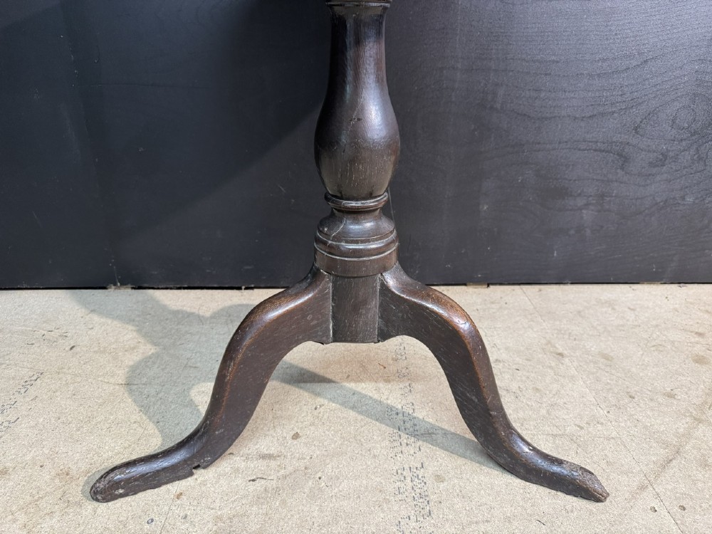 Georgian Oak Tilt Top Table View III