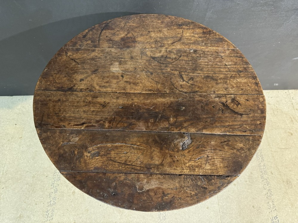 Georgian Oak Tilt Top Table View IV