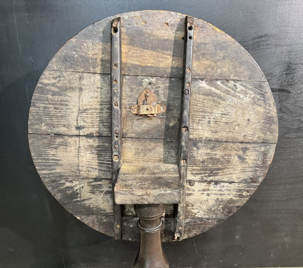 Georgian Oak Tilt Top Table View VII