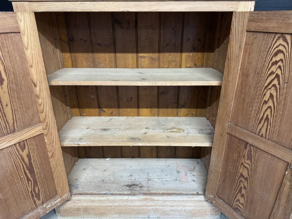 19th Century Pine Larder Cupboard View III