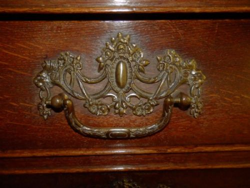 BUREAU DESK DUTCH OAK - ADDITIONAL PHOTO 3