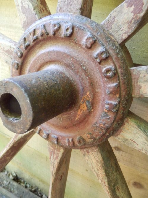 WHEEL AGRICULTURAL 19TH CENTURY - ADDITIONAL PHOTO 2