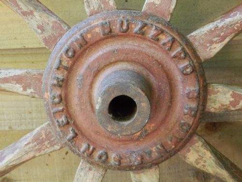 WHEEL AGRICULTURAL 19TH CENTURY - ADDITIONAL PHOTO 3