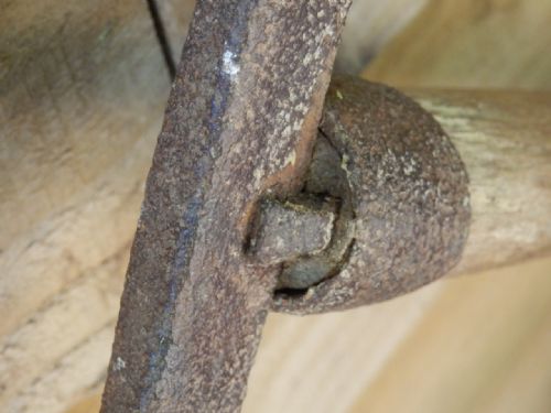 WHEEL AGRICULTURAL 19TH CENTURY - ADDITIONAL PHOTO 5