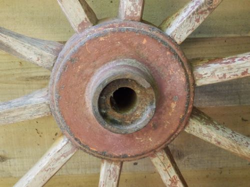 WHEEL AGRICULTURAL 19TH CENTURY - ADDITIONAL PHOTO 6