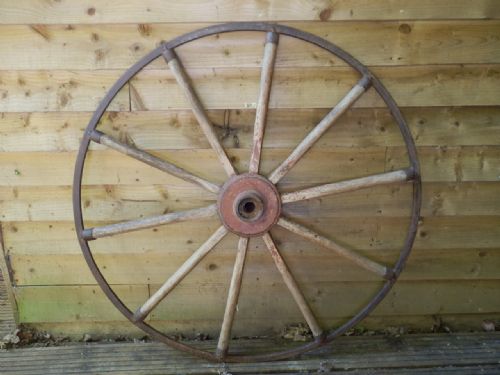 WHEEL AGRICULTURAL 19TH CENTURY - ADDITIONAL PHOTO 7