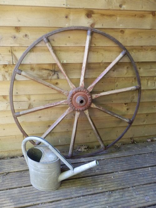 WHEEL AGRICULTURAL 19TH CENTURY - ADDITIONAL PHOTO 1