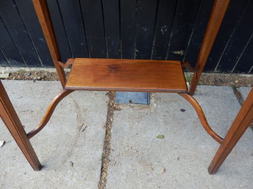ARTS AND CRAFTS SIDE TABLE BURR WALNUT EDWARDIAN VERY SOLID AND ORIGINAL - ADDITIONAL PHOTO 2