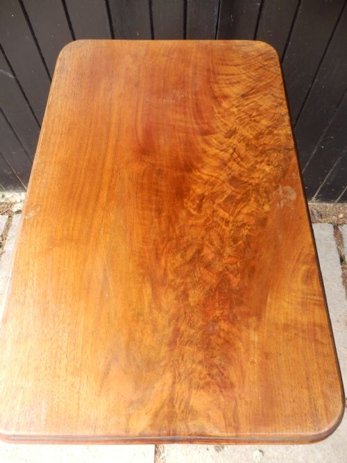 ARTS AND CRAFTS SIDE TABLE BURR WALNUT EDWARDIAN VERY SOLID AND ORIGINAL - ADDITIONAL PHOTO 4