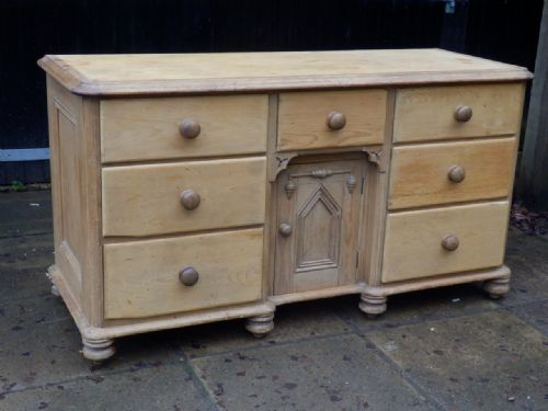 Sideboard, Dresser, Pine, Victorian.