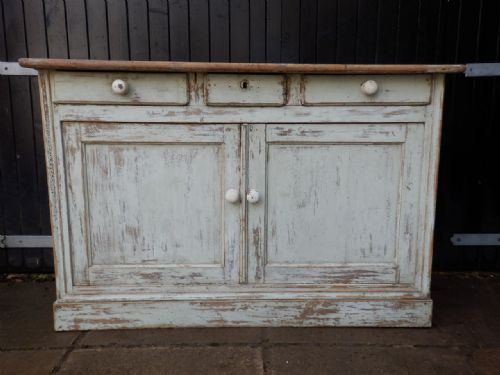 Pine Painted Dresser Base.