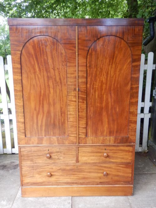 Linen Press, Victorian Made by W & C Wilkinson of Ludgate Hill. London 1866