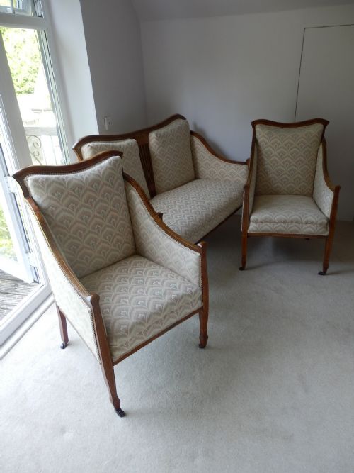 Edwardian 3 Piece Salon Suite.