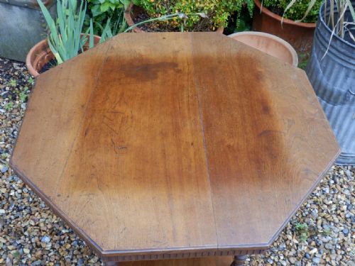 EDWARDIAN HEXAGONAL OCCASIONAL TABLE - ADDITIONAL PHOTO 4