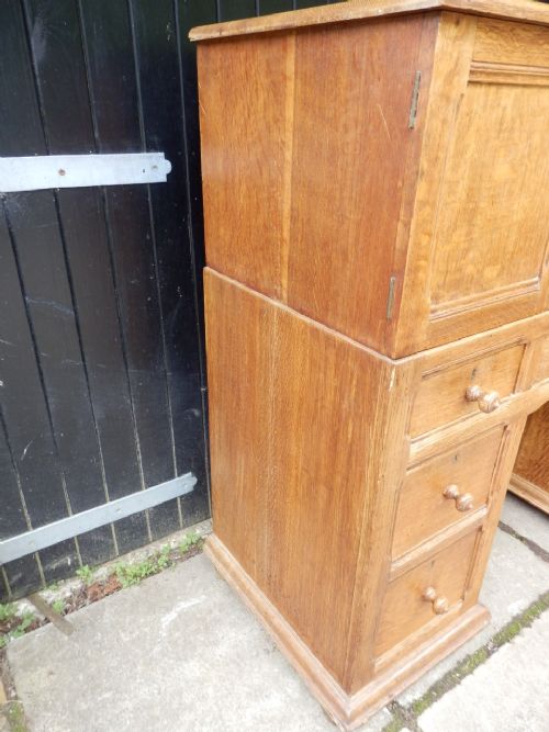 BUREAU SOLID OAK ERCOL EXCELLENT CONDITION - ADDITIONAL PHOTO 6