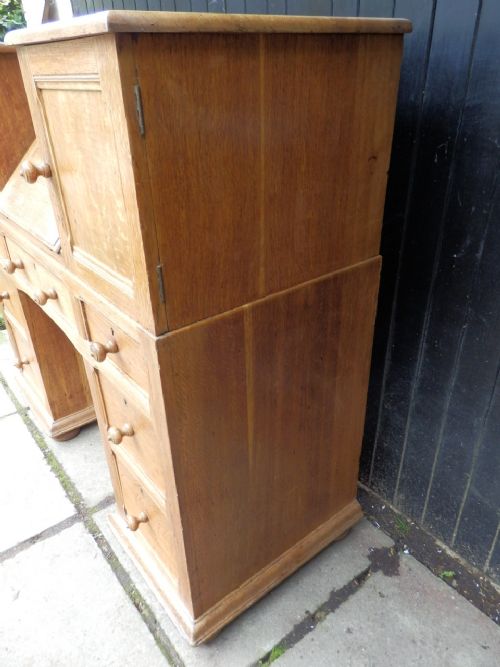 BUREAU SOLID OAK ERCOL EXCELLENT CONDITION - ADDITIONAL PHOTO 7