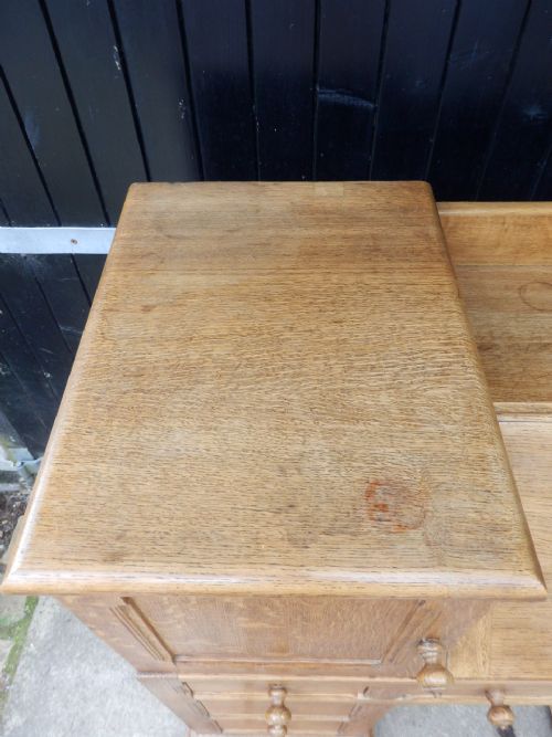 BUREAU SOLID OAK ERCOL EXCELLENT CONDITION - ADDITIONAL PHOTO 8