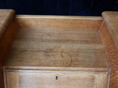 BUREAU SOLID OAK ERCOL EXCELLENT CONDITION - ADDITIONAL PHOTO 10