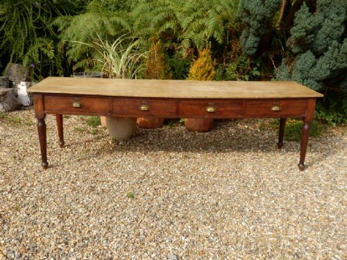 Preparation Table, Solid Sycamore Top, Very Solid. Georgian