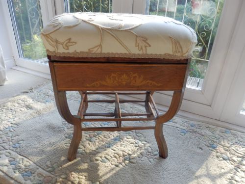 Piano Stool, Edwardian,