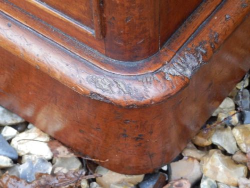 VICTORIAN MAHOGANY TWIN PEDESTAL DESK - ADDITIONAL PHOTO 5