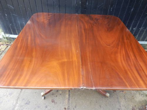 FOLD OVER MAHOGANY SIDE TABLE IRISH REGENCY BEAUTIFUL CONDITION - ADDITIONAL PHOTO 2