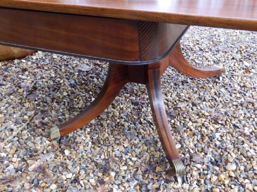 FOLD OVER MAHOGANY SIDE TABLE IRISH REGENCY BEAUTIFUL CONDITION - ADDITIONAL PHOTO 14