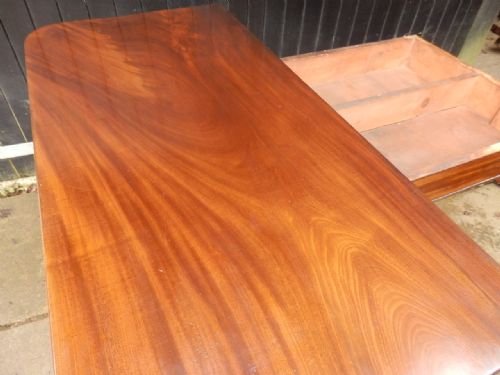 FOLD OVER MAHOGANY SIDE TABLE IRISH REGENCY BEAUTIFUL CONDITION - ADDITIONAL PHOTO 16