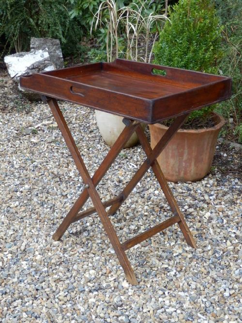 Butler's Tray, Mahogany, Victorian.