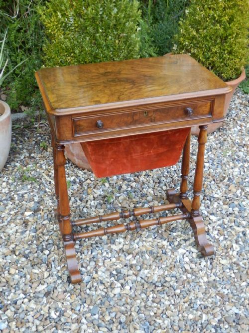 Sewing Table, Victorian, Beautiful Condition.