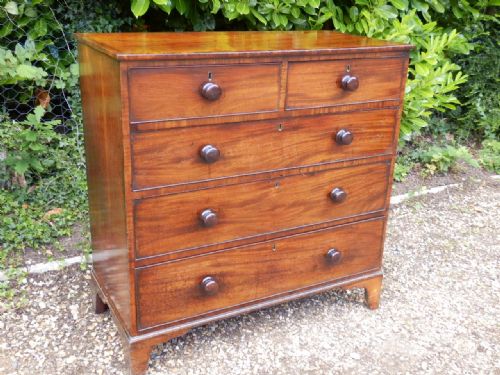 Chest of Drawers, Mahogany, Victorian