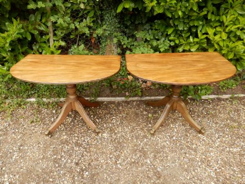 DINING TABLE 'D' END EARLY 19TH CENTURY REGENCY - ADDITIONAL PHOTO 3