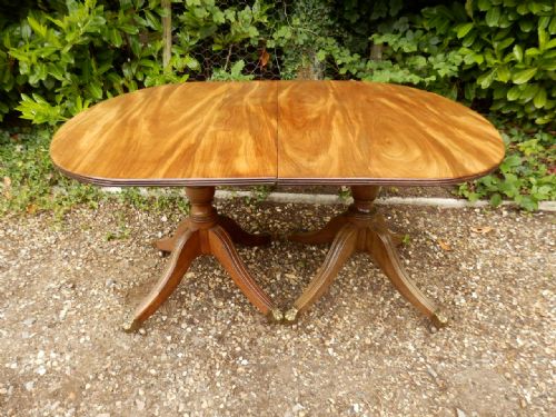 DINING TABLE 'D' END EARLY 19TH CENTURY REGENCY - ADDITIONAL PHOTO 5