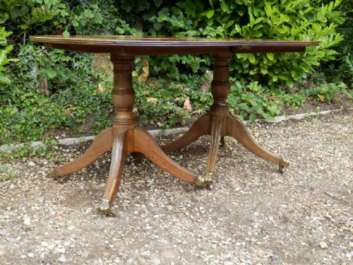 DINING TABLE 'D' END EARLY 19TH CENTURY REGENCY - ADDITIONAL PHOTO 7