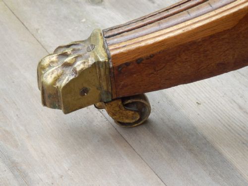 DINING TABLE 'D' END EARLY 19TH CENTURY REGENCY - ADDITIONAL PHOTO 9
