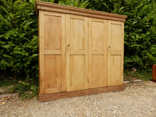 Pine School Cupboard by F. Coote. Arts and Crafts.