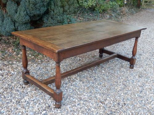 Oak Refectory Table.